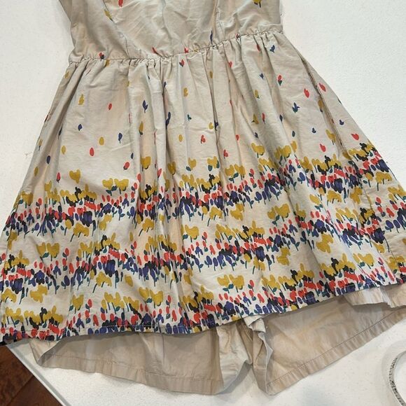 Urban outfitters pins and needles Floral halter romper, dress size medium - Picture 3 of 9